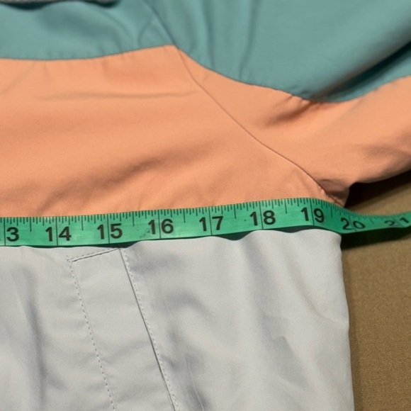 Hollister Teal and Peach Jacket - Picture 6 of 7
